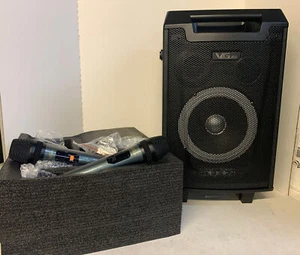 NEW Vegue Portable BT Speaker System With 2 Microphones VS-0866 - Picture 1 of 7