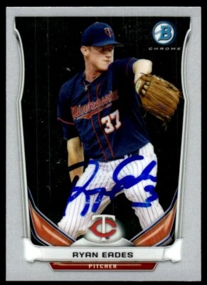 2014 Bowman Chrome Ryan Eades Auto Minnesota Twins #BCP8 Signed - Image 1 of 2