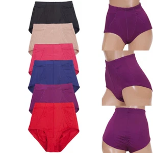 12er Pack JENNIFER Damen Stretch Bauch Kontrolle Fronttasche Mieder Höschen - Bild 1 von 11