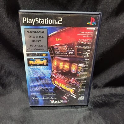 Yamasa Digital Slot World Neo Planet T Playstation 2 PS2 Japan import US Seller - Image 1 of 3