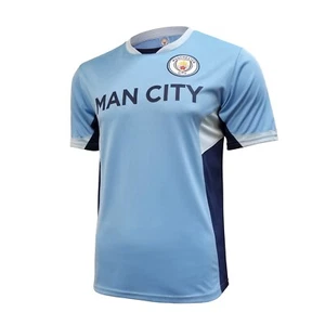 Manchester City F.C. Official Adult Soccer Poly Shirt Jersey -02 XL - Picture 1 of 1