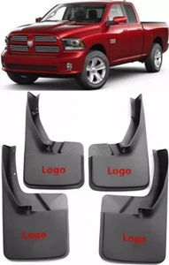 New Full Set Splash Guards Mud Flaps For 2009-2018 Dodge Ram 1500 2500 3500 - Picture 1 of 12