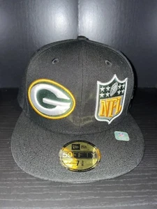 Green Bay Packers New Era 59Fifty Sideline On Field eng anliegende Mütze Größe 7 3/8 neu - Bild 1 von 9