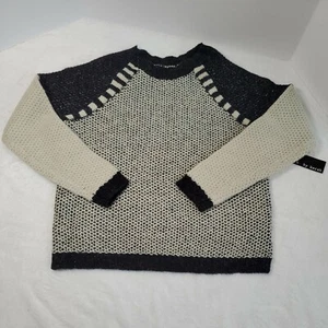 Damenpullover K. by Kersh Größe L schwarz beige - Bild 1 von 4