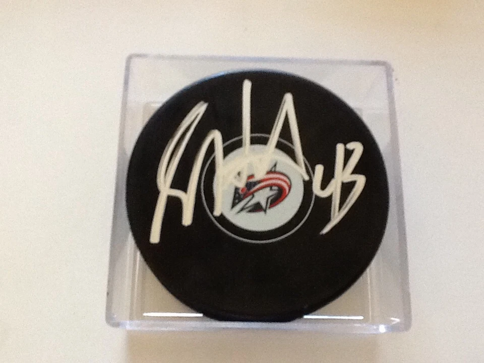 Scott Hartnell Signed Hockey Puck Columbus Blue Jackets Autographed d Foto 1 de 1