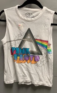 $73 Nuevo con etiquetas Chaser Brand Liso Blanco Rosa Floyd Lado Oscuro de la Luna Tanque Gráfico - Imagen 1 de 4