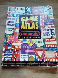 1991 Official Nintendo NES Game Atlas Player’s Guide Genuine PRE OWNED FC READ - Picture 1 of 19