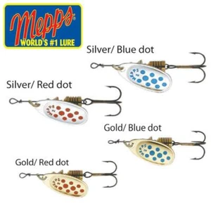 MEPPS SPINNERS COMET - SALMON SEA-TROUT PERCH PIKE FISHING LURES - Picture 1 of 9
