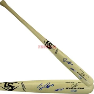 Craig Biggio Autographed Louisville Slugger Game Model Bat Inscribed HOF 15 - Picture 1 of 1