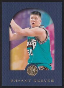 1995-96 SkyBox E-XL Blue #86 Bryant Reeves RC Rookie Card Vancouver Grizzlies