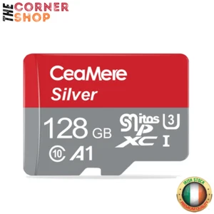 Original 128 GB CeaMere Silber Micro SD Klasse 10 Fast Tf Speicherkarte Speicher - Zdjęcie 1 z 13
