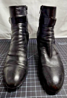 Attilio Giusti Leombruni AGL Italia Botas Cremallera Cuero Negro Mujer Talla 40/ US 9 Foto 1 de 4