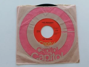 THE BEATLES 1976 USA 45 LADY MADONNA THE INNER LIGHT - Picture 1 of 6