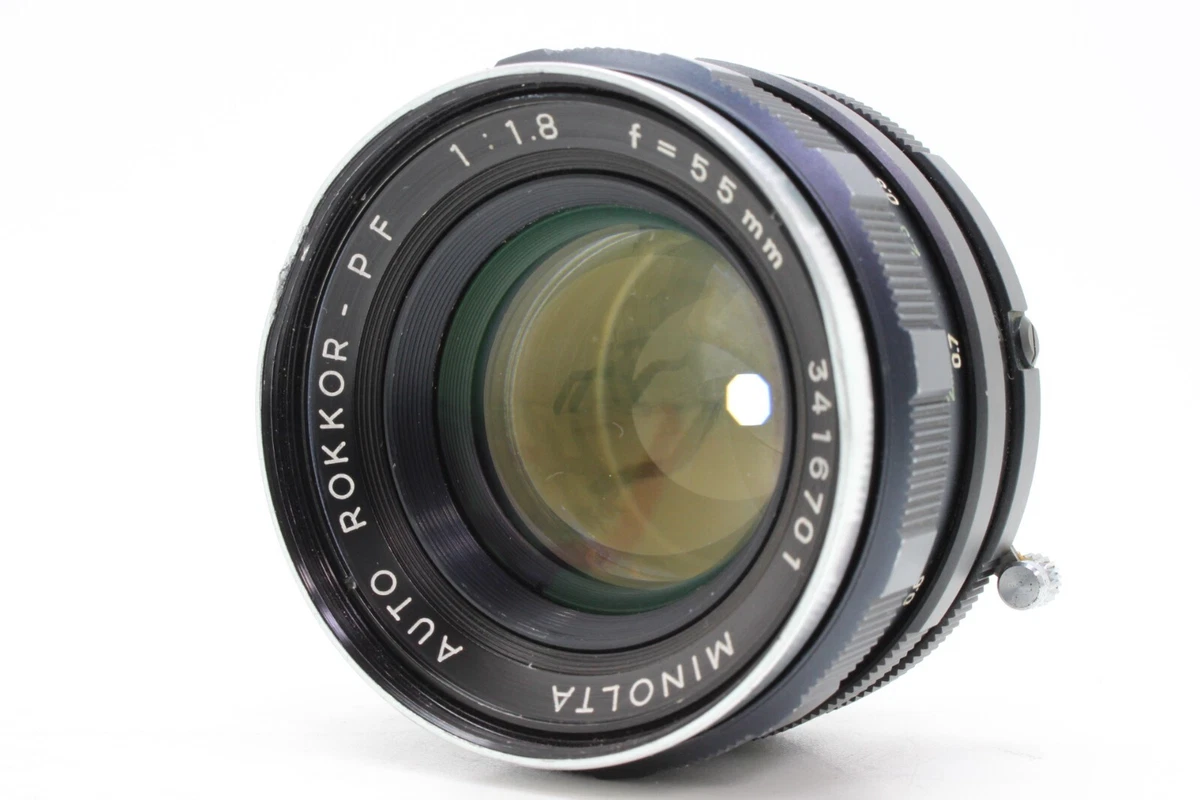 Minolta Rokkor PF 55mm Focal f/1.8 Camera Lenses for sale | eBay