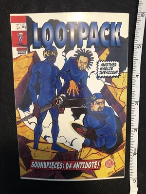 The LOOTPACK (Stones Throw Recs.) Madlib, The LIKS, PROMO RARE Original Sticker - Image 1 of 4