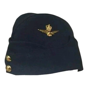 RAF Officer  Side Cap Regulation In All Sizes 51 Cm To 64 Cm - Picture 1 of 4