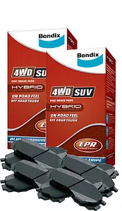 BENDIX BRAKE PADS FRONT & REAR for TOYOTA PRADO 150 120 series - Picture 1 of 1