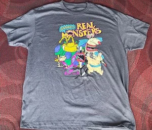 *NEW AAAHH!!! REAL MONSTERS Nickelodeon T-Shirt ADULT XXL - Picture 1 of 2
