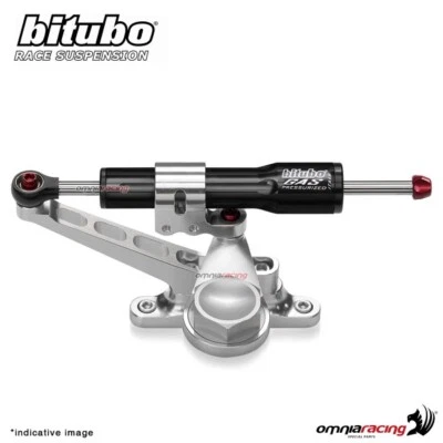Ammortizzatore sterzo Bitubo sovraserbatoio nero Kawasaki Z800E 2013-2016 Foto 1 de 4