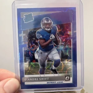 2020 Panini Donruss Optic - Rated Rookies Blue Scope Prizm #159 D'Andre Swift - Picture 1 of 2