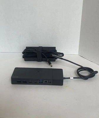 Док-станция Dell WD19S-130 Вт проводная USB 3.2 поколение 2 с питанием от переменного тока 130 Вт - Изображение 1 из 4