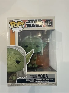 Funko POP! Star Wars: Concept Series Yoda Bobblehead #425 - Imagen 1 de 5