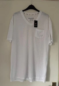 Guess men's white t-shirt XXL - embroidered logo - Picture 1 of 4