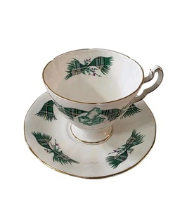 Royal Adderley Cape Breton Island Tartin Pattern Tea Cup  Porcelain READ - Picture 1 of 9
