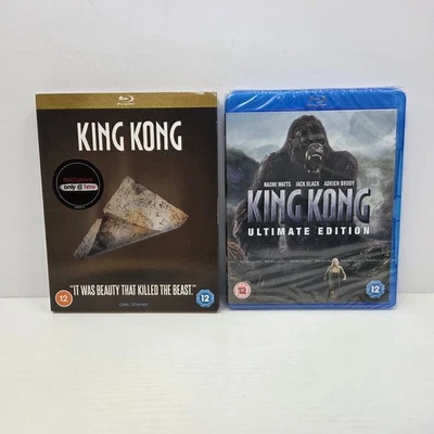 King Kong 2005 Blu-Ray New Sealed UK Region B Exclusive Slip Cover - Image 1 of 3