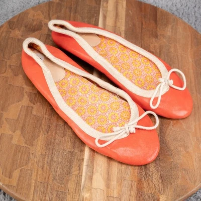 Женские балетные туфли Joie с цветочным рисунком на плоской подошве разноцветные с цветочным рисунком размер 6 - Изображение 1 из 4