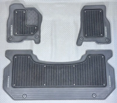 ✅ 19-25 RAM 1500 5th LIMITED CREW CAB OEM RUBBER CARPET FLOOR MAT SET FRONT REAR - Image 1 of 4