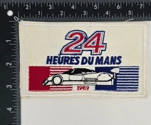Vintage Rare 1989 24 Herures Du Mans Embroidered Patch - Picture 1 of 2