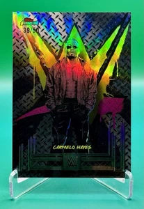2025 Topps Finest WWE Carmelo Hayes Black Refractor /50 - Bild 1 von 3