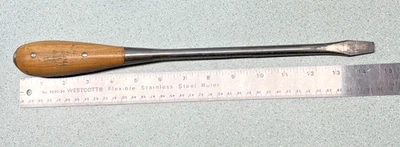 vintage Irwin USofA 14 1/2" perfect handle screwdriver NICE shape clean - Image 1 of 4