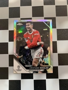 2021-22 Topps Chrome UCL Refractor Cristiano Ronaldo Manchester United e - Bild 1 von 2
