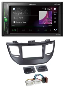 Pioneer 2DIN MP3 DAB USB Bluetooth Autoradio für Hyundai Tucson ab 15 schwarz - Bild 1 von 6