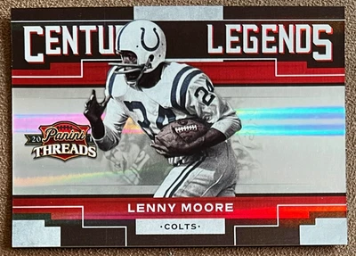 2010 Panini Threads Century Legends Holofoil #5 Lenny Moore /100 Colts Numbered - Image 1 of 3