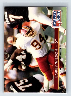 1992 Pro Set #89 Bobby Wilson Washington Redskins - Image 1 of 2