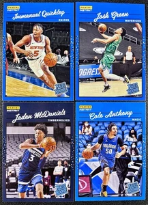 (x4) Panini 2020-21 clasificación instantánea novatos/3558 McDaniels Anthony Quickley verde - Imagen 1 de 4