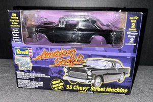 Revell Diecast American Graffiti '55 Chevy Street Machine Model 1:25 New - Picture 1 of 6