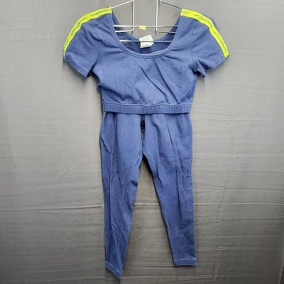 Speedo Authentic Fitness Top Pants Set Women's Size Medium 716035 716032 Blue - Image 1 of 4