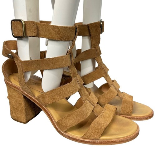 Sandalo Ugg Macayla in pelle scamosciata gladiatore tacco