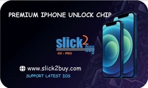 SLICK2BUY GV-PRO  IPHONE UNLOCK CHIP 6S - 13 PRO , NEW SOWTWARE 2024, IOS 17.x,x - Picture 1 of 2