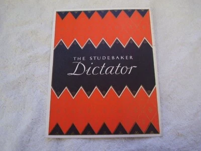 Folleto dictador Studebaker 1929 original envío gratuito Foto 1 de 4