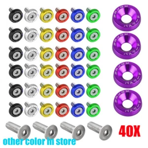 M6 Screw Bolts Nut Fender Bumper Washer/bolt Engine Bay Dress Up Kit fit Honda - Picture 1 of 20