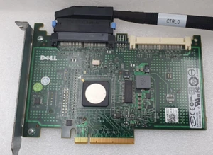 DELL POWEREDGE OU55BP - E2K-UCS-61 B SAS RAID Controller Card w/ Cable - Picture 1 of 4