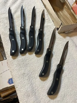 WEAR-EVER, CUTCO Vintage Pre Cutco Wear-Ever 6475 SC 5” Trimmer Knife Priced Each 6 Available
