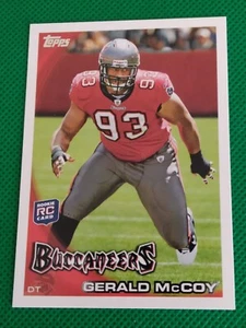 Gerald McCoy 2010 Topps Rookie Football Card Tampa Bay Buccaneers  - Picture 1 of 2