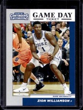 2019-20 Contenders Draft Picks Zion Williamson Game Day Ticket Rookie RC #1