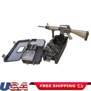 Pistol Box Case Tactical Range Box Hunting Shooting Range Case Black - Picture 1 of 8